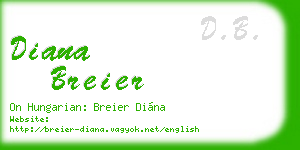 diana breier business card
